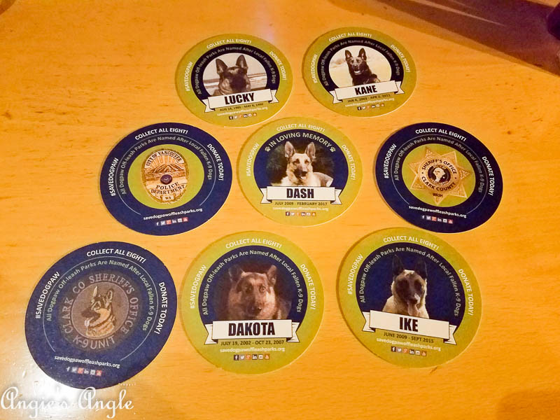 2017 Catch the Moment 365 Week 20 - Day 137 - DogPaw Coasters