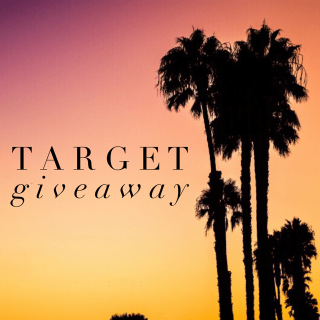 August Target Giveaway ends September 8, 2017