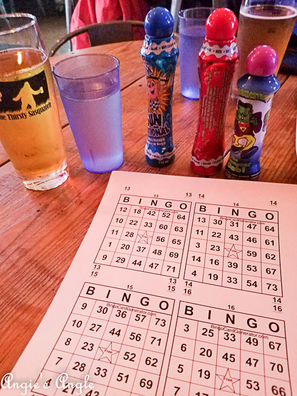 2017 Catch the Moment 365 Week 38 - Day 261 - Bingo at Thirsty Sasquatch (1)