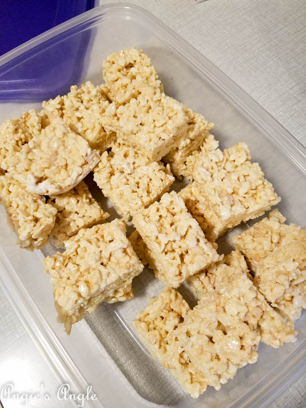 2017 Catch the Moment 365 Week 42 - Day 291 - Rice Krispie Treats