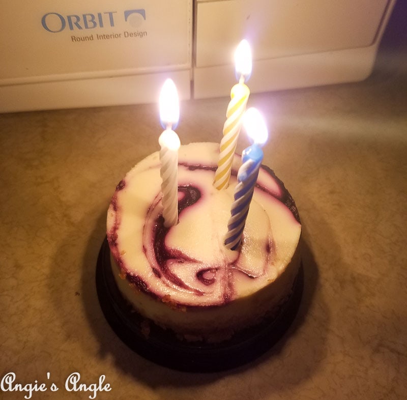 2017 Catch the Moment 365 Week 45 - Day 315 - Jasons Birthday Cheesecake