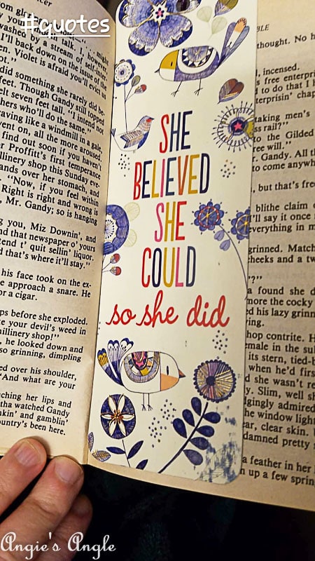 2018 Catch the Moment 365 Week 2 - Day 11 - Favorite Bookmark