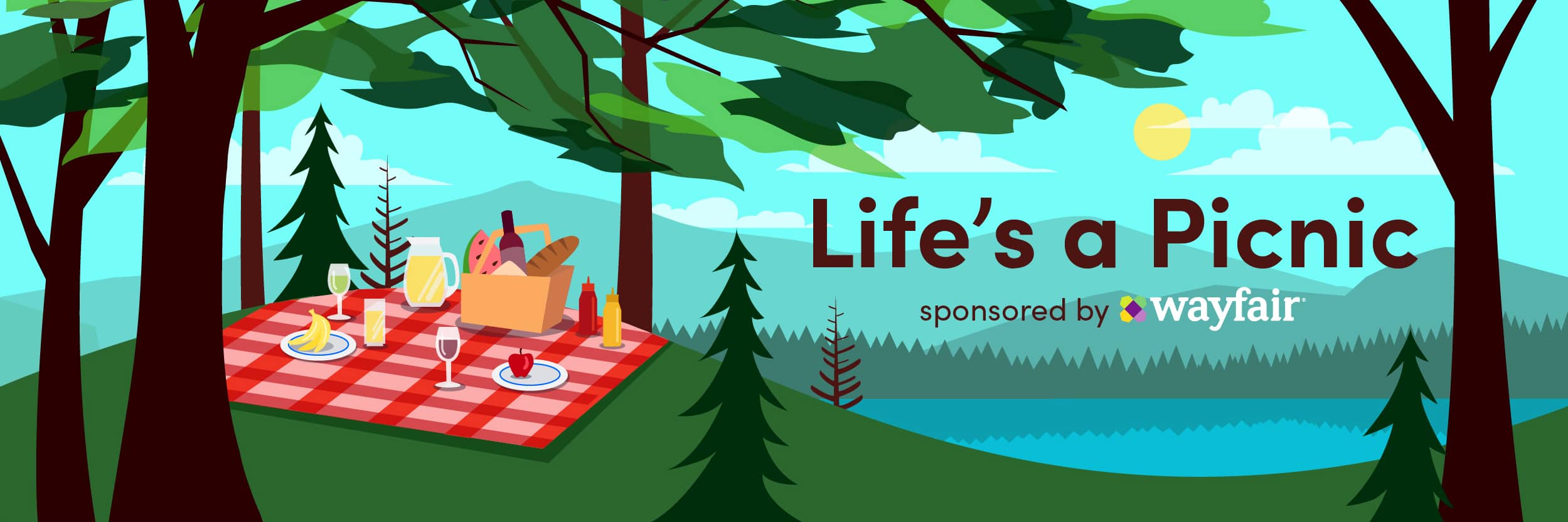 Life's A Picnic Banner