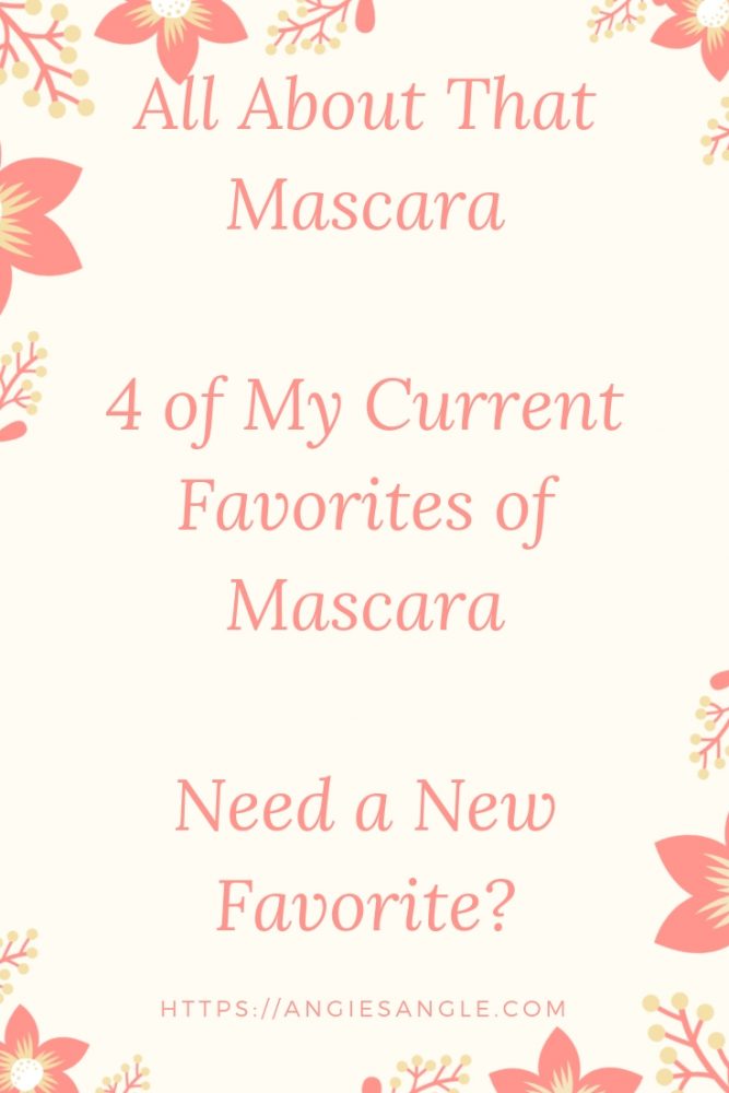 Current Favorites of Mascara - Pin