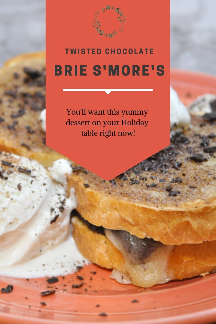 How to Make Twisted Chocolate Brie S’more’s Dessert