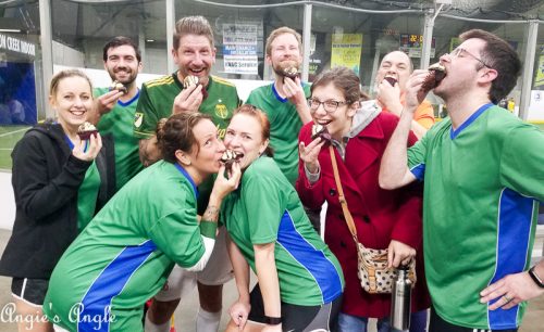 2019 Catch the Moment 365 Week 1 - Day 4 - Friday Soccer Eating Cupcakes