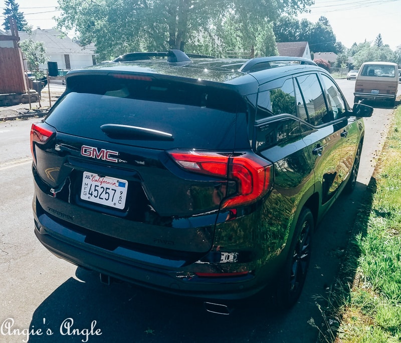 GMC Terrain Full Back View on Arrival