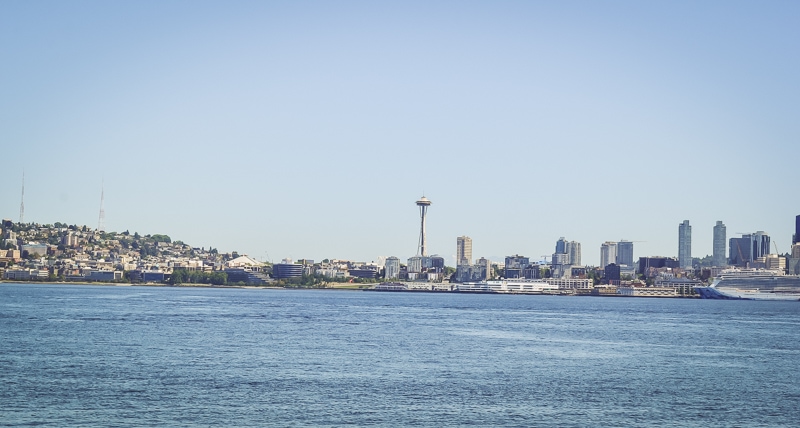 Alki Beach View of Seattle