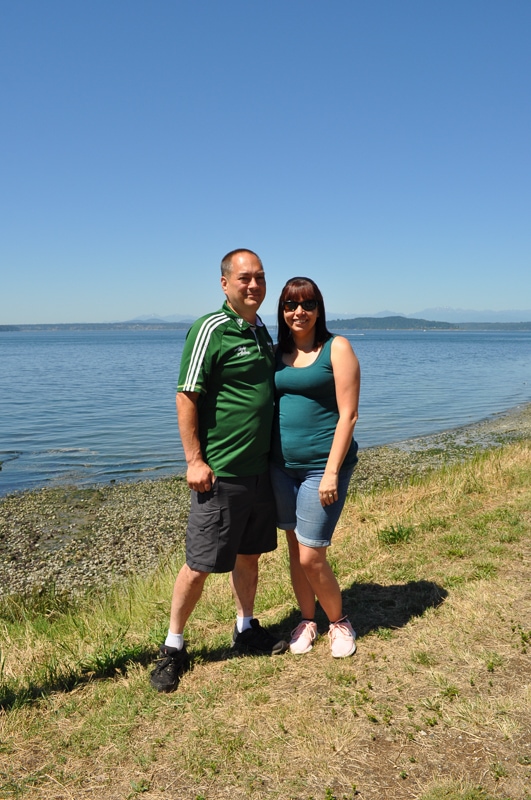 Us on Alki Beach