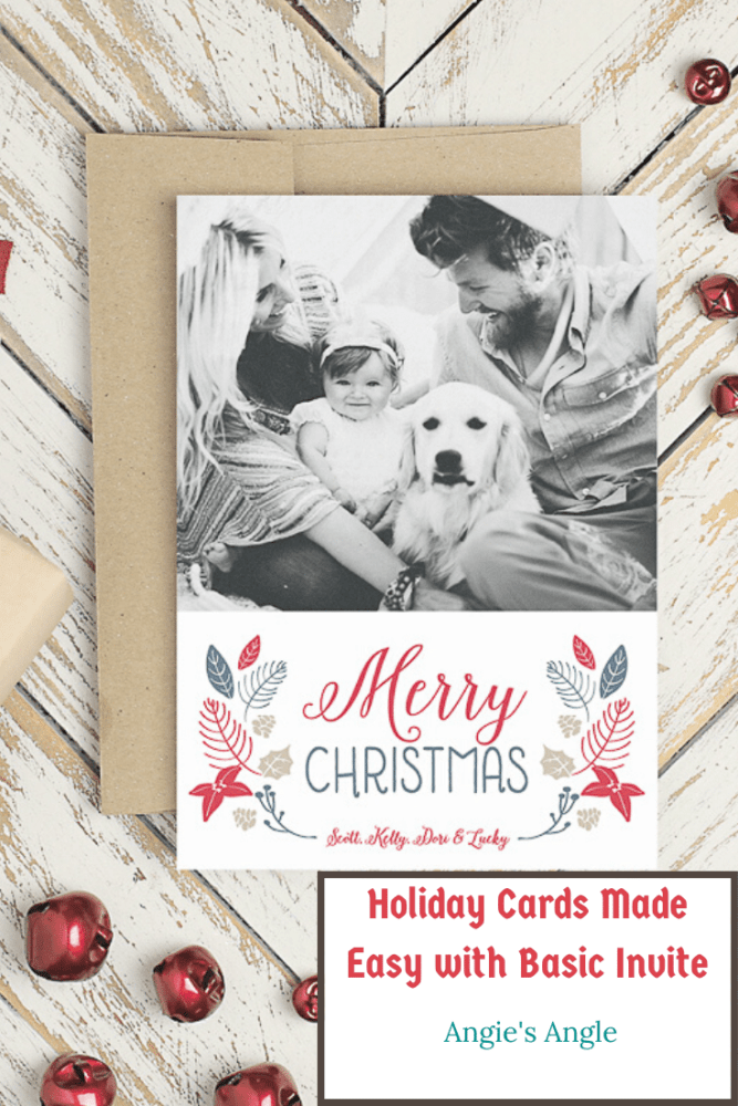 Holiday Cards Made Easy with Basic Invite - Pin