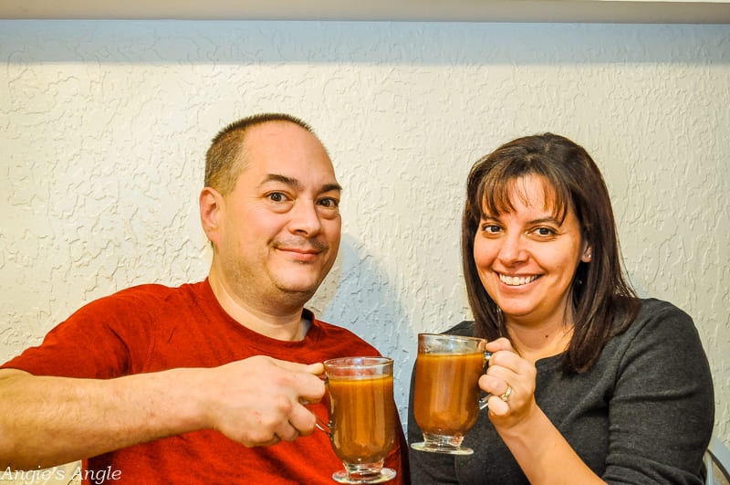 We cheer to this hot cranberry punch