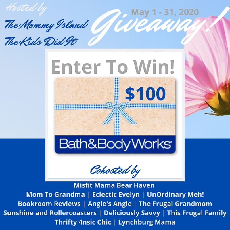 May Giveaway $100 Bath and Body Works