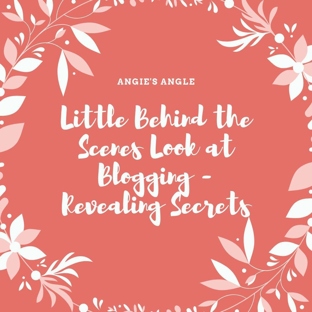 Little Behind the Scenes Look at Blogging – Revealing Secrets