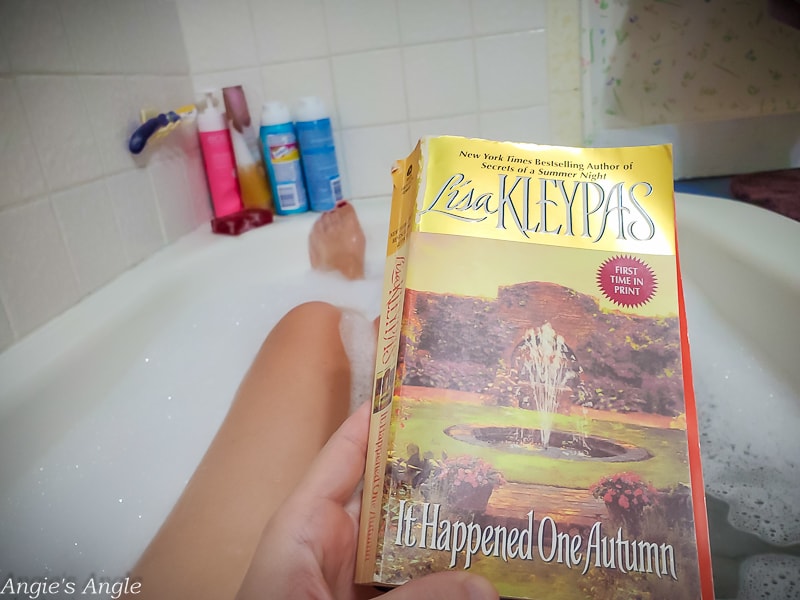 2020 Catch the Moment 366 Week 41 - Day 281 - Bath Reading Time
