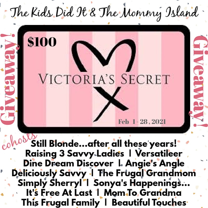 February $100 Victorias Secret Giveaway