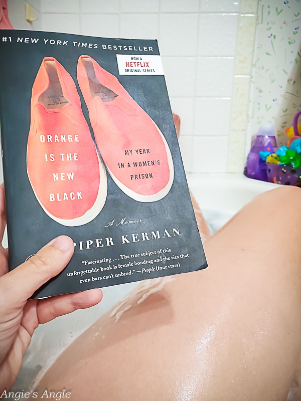 2022 Catch the Moment 365 - Week 28 - Day 195 - Reading in the Bath Bliss