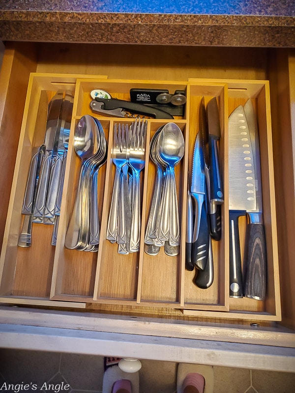 2022 Catch the Moment 365 - Week 40 - Day 277 - Clean Silverware Drawer