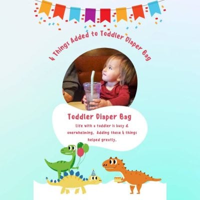 The 4 Things I Added To Toddler Diaper Bag That Are Lifesavers